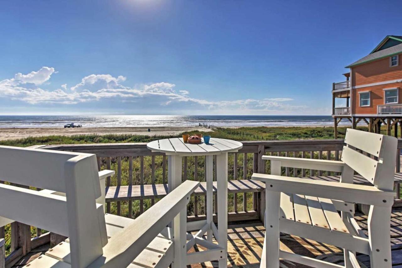 Vila Gulf Front Retreat Galveston Exteriér fotografie